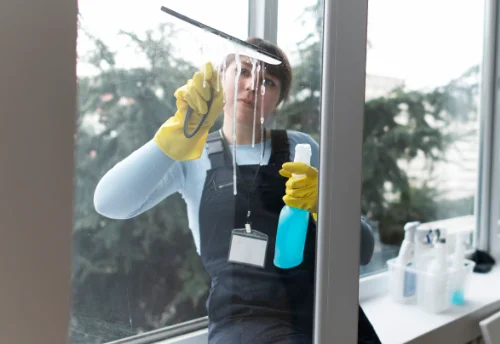 Nettoyage de vitres intérieures et extérieures à Montaigu-la-Brisette